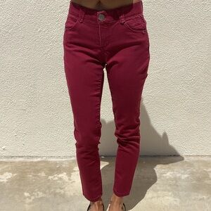 Democracy size 2 Ab solution maroon pants
